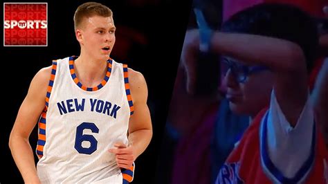 Kristaps Porzingis Gets Revenge On Knicks Fan Who Cried When He Was