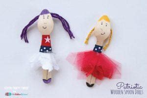 Easy Diy Patriotic Wooden Spoon Dolls Th Blogger Competition The