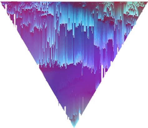 Triangle Glitch Colorful Freetoedit Sticker By Egzon295