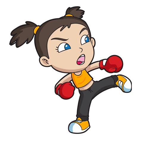 Female Boxing Clip Art