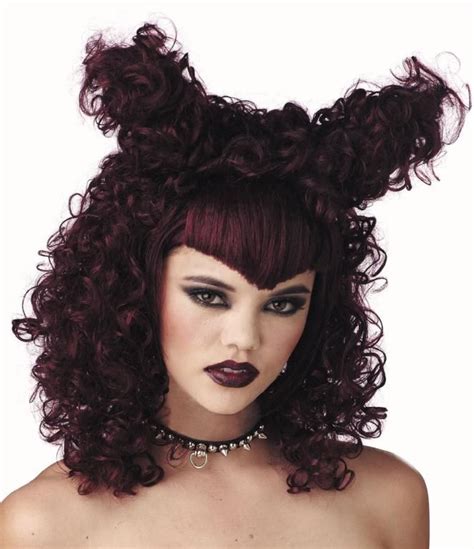 Goth Vampire Halloween Wigs Gothic Hairstyles Halloween Costume Wigs