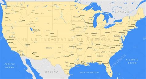 Mapa De Los Usa