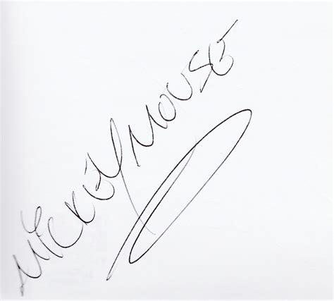 Mickey Mouse Signature Png 10 Free Cliparts Download Images On