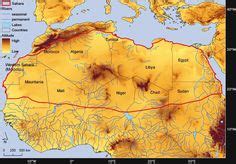 The sahara desert located in africa is the world's largest desert. map of africa showing sahara desert | maps in 2019 | Africa map, Deserts, North africa