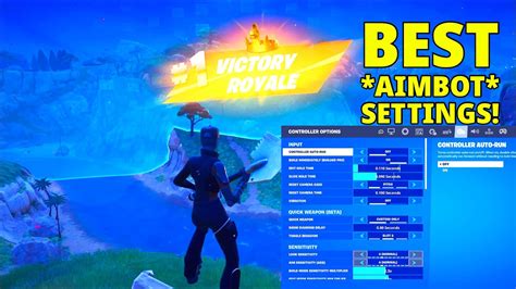 new best aimbot controller settings in fortnite chapter 5 ps5 xbox pc youtube