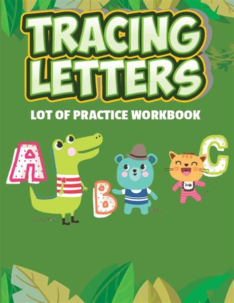 Tracing Letters Lot Of Practice Workbook Abc Alphabet Tracing Letter
