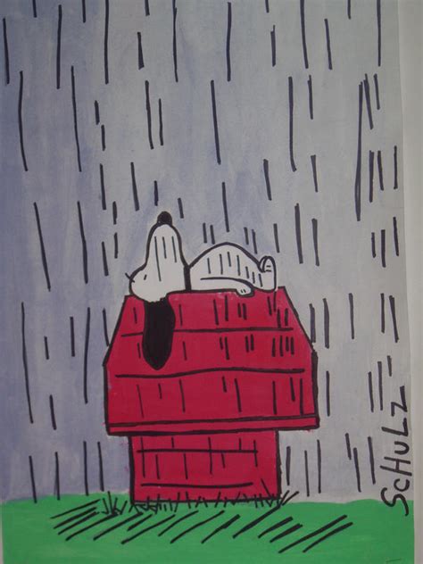Snoopy In A Rainstorm By Dewcrystal On Deviantart