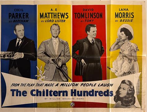 The Chiltern Hundreds Original British Quad Poster Poa Blue Robin
