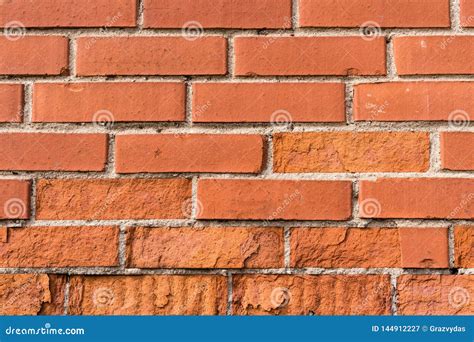 Close Up View Of Of Red Brick Wall Stock Image Image Of Urban Wall