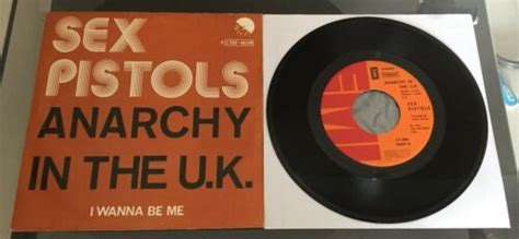 The Sex Pistols Anarchy In The Uk Original Rare Emi Belgium 7” Ps 1976 Auction