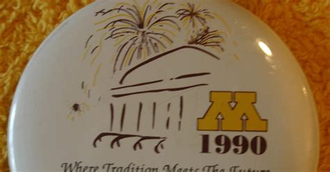 University Of Minnesota Homecoming Buttons 1990