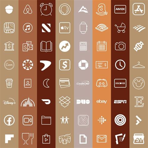 Fall Aesthetic 300 Aesthetic Custom App Icons Pack Iphone Etsy Iphone