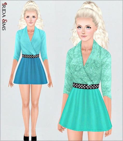 Irida Sims3 Dress 27 I By Irida Sims 3 Downloads Cc Caboodle