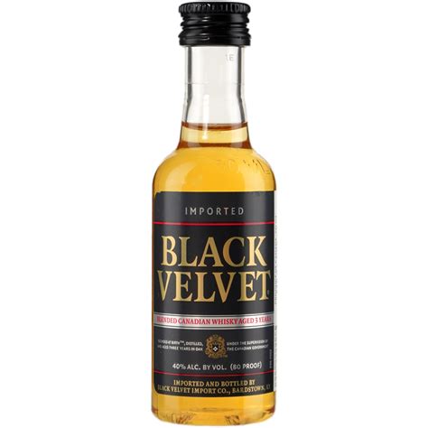 Black Velvet Canadian Whisky 50 Ml Bottle