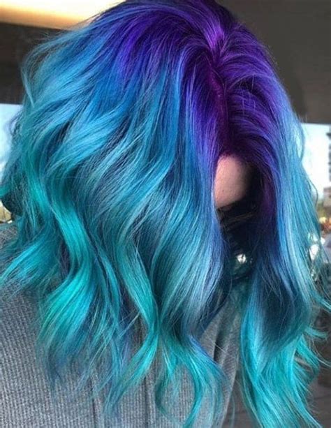 Blue Hair Color Highlights For Medium Hair See Here The Latest Ideas