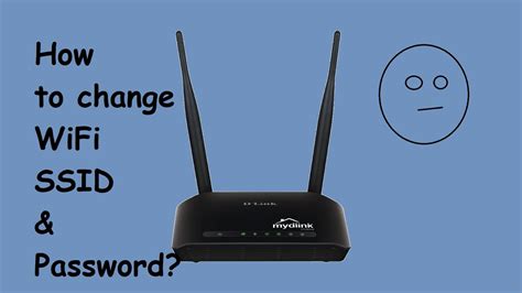 How To Change Ssid And Wifi Password Youtube