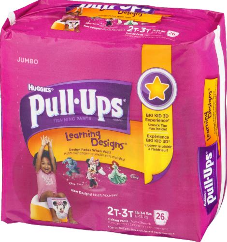 Huggies Pull Ups 2t 3t Girls Training Pants 25 Ct Fry’s Food Stores