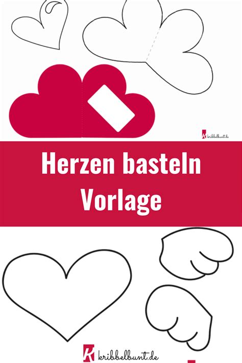 Mit bastelideen für weihnachten, winter, muttertag, vatertag, hochzeit, frühling, ostern oder geburtstag. Herzvorlage zum Ausdrucken - Herz basteln für Kinder ...
