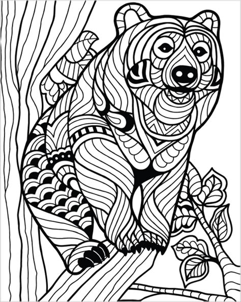Wild Animals Coloring Book For Adults By Colorit