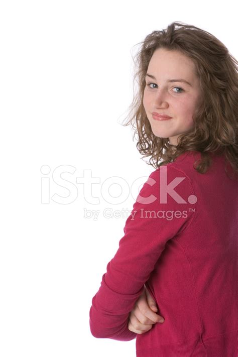 Portrait Of A Teenage Girl With Selfconfidence Stock Photo Royalty