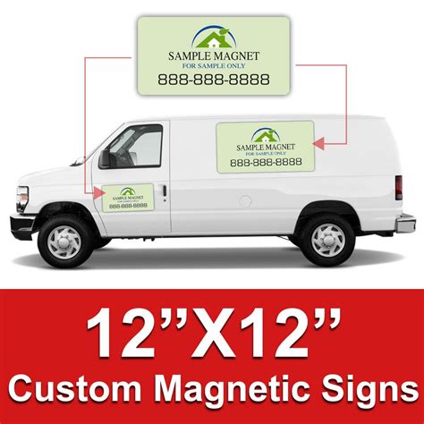 12x12 Car Magnets Custom Magnetic Signs Car Magnets Magnets Truck Signs