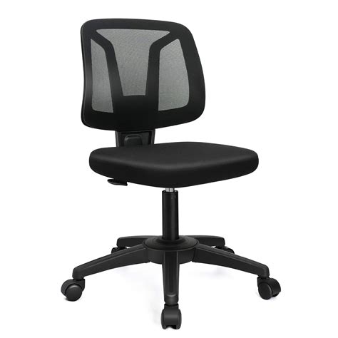 Buy Vigorpow Armless Mesh Office Chair Ergonomic Swivel Black Small