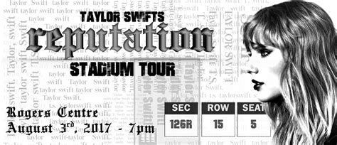 Printable Taylor Swift Concert Ticket