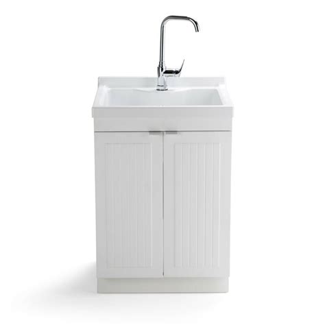 Article by home design lover. Simpli Home Murphy 24" x 20.5" Free Standing Laundry Sink with Faucet & Reviews