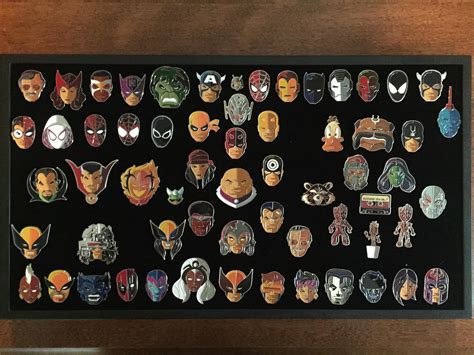 Marvel Enamel Pin Collection By Tom Whalen Marvel