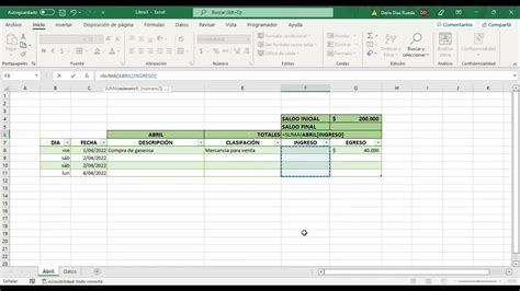 Cómo Llevar La Contabilidad En Excel Para Pequeño Negocio
