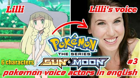 Pokemon Sun And Moon Voice Actors Pokemon Voice Actors In English Part YouTube