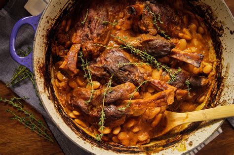 Lamb Shanks With Garlic And Butter Beans Recipes Camellia Brand