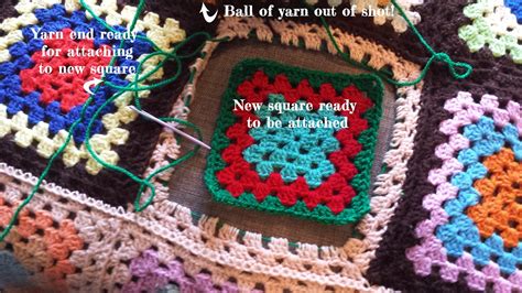 Vintage Crochet Granny Square Repair Tutorial Hooked By Robin