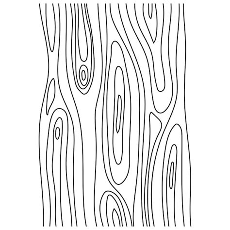 Wood Grain Line Vector