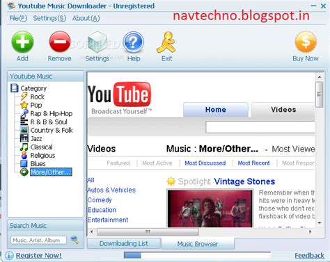 Youtube multi downloader online lets you download music from youtube online for free, either a single youtube music video or playlist step 1: NavTechno: YouTube Music Downloader