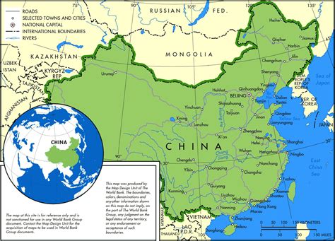 Chinese Cities Map 2010 2011 Printable Major China Cities Maps