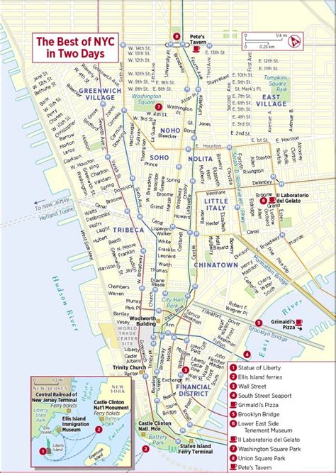 Printable New York Street Map Travel Maps And Major Tourist