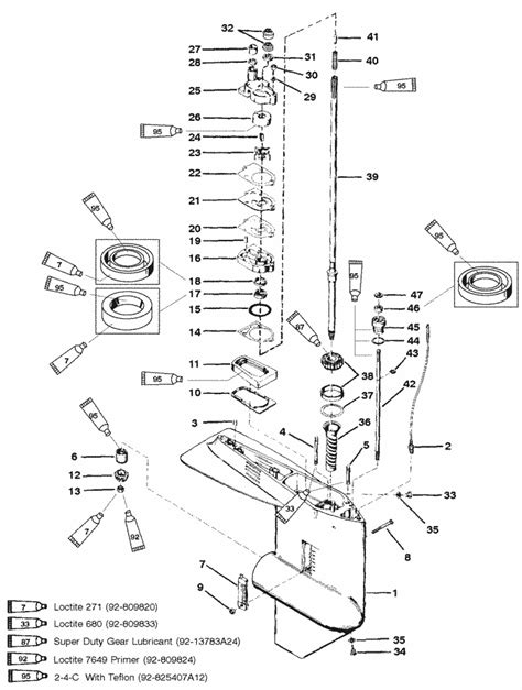 Mercury Outboard Engine Diagram