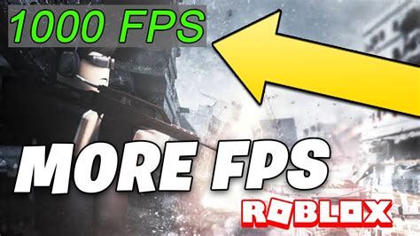 How To Get More Fps In Roblox Youtube