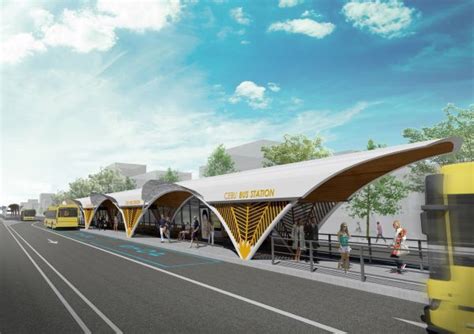 Airy Sunny Stations Eyed For Cebu Brt Bus Stop Design Modern