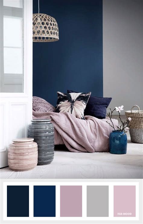 Aug 25 2020 explore paula hadden s board navy. Navy blue + mauve and grey color palette | Home bedroom, Interior design, Bedroom colors