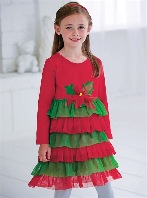 From Cwdkids Poinsettia Ruffle Dress Kids Holiday Outfits Girl