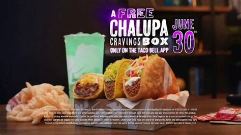 Taco Bell App Tv Spot Free Chalupa Cravings Box Ispot Tv