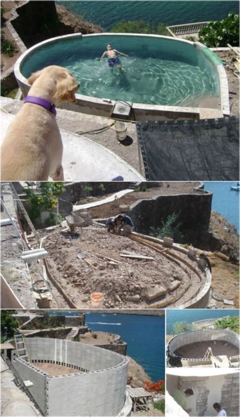 There are a few decisions you need to make before taking on the job of building your own inground swimming pool. 6 Simple DIY Inground Swimming Pool Ideas That Will Save You Thousands - DIY & Crafts