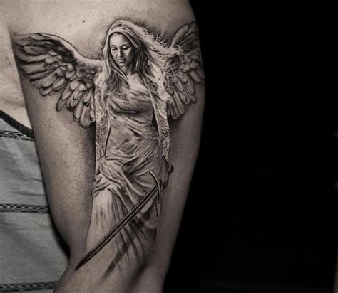 Top 70 Guardian Angel Tattoos Latest Vn