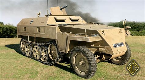 Michigan Toy Soldier Company Ace Models Sdkfz 2501 Neu Light