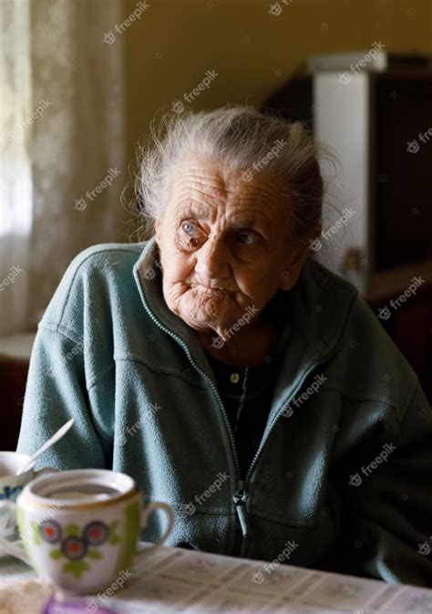 Premium Photo Elderly Lonely Woman