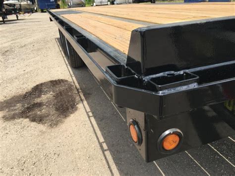 14oa 20 Big Tex 20 Deck Over Flatbed W 8 Slide In Ramps Texas