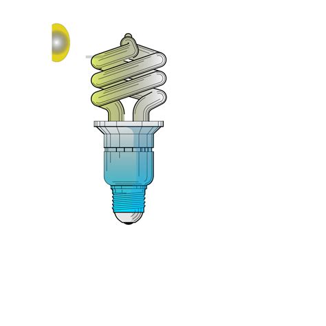 Compact Fluorescent Light Bulb Svg Clip Arts Download Download Clip
