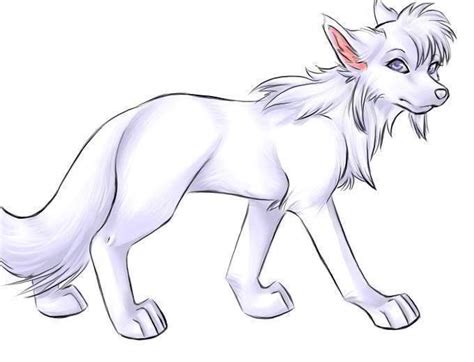 Cute Drawing Of A Arctic Wolf Cute Wolf Drawings Anime Wolf Cute Drawings